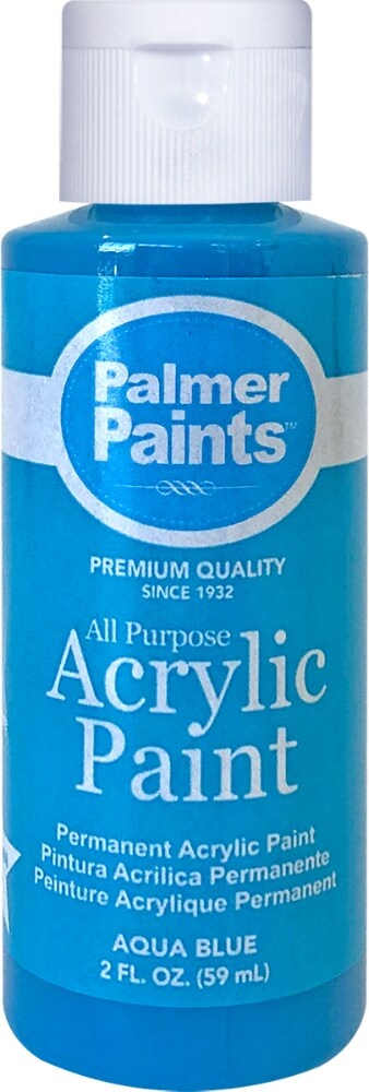 slide 1 of 1, Palmer Paints Aqua Blue Acrylic Paint, 2 fl oz