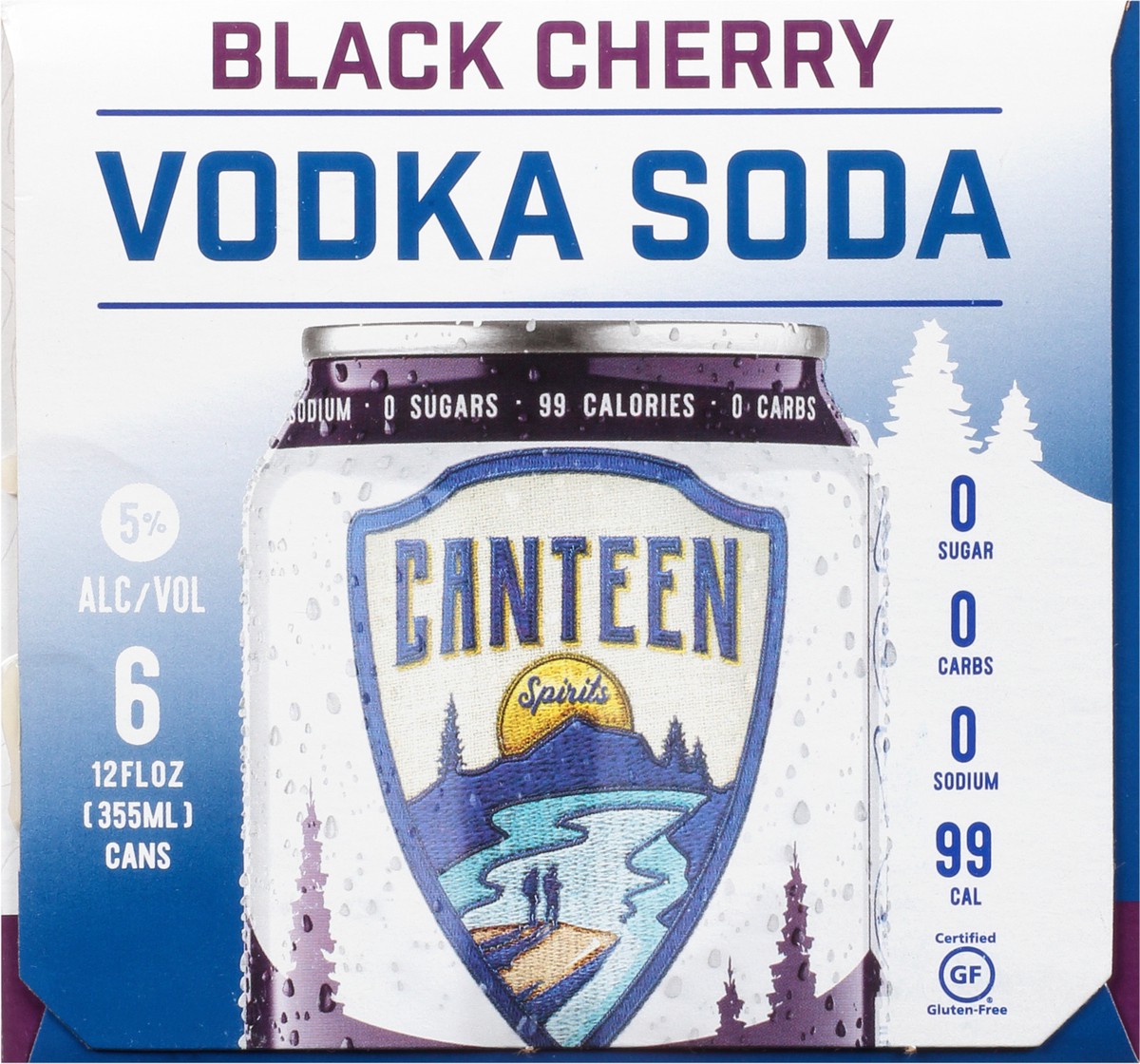 slide 2 of 11, Canteen Black Cherry Cans, 6 ct; 12 fl oz