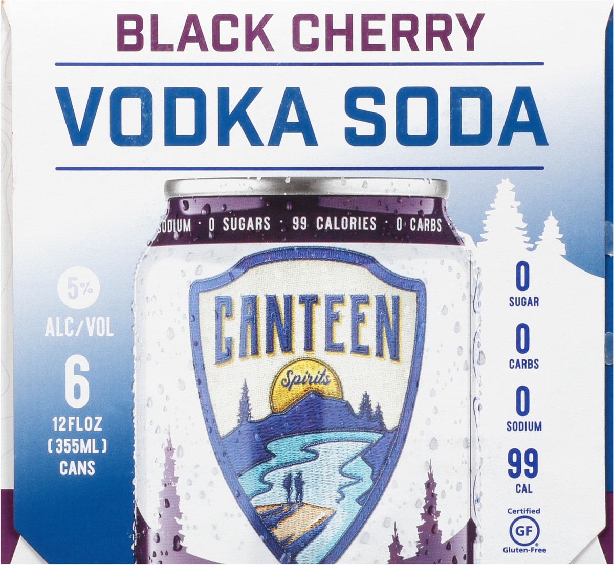 slide 3 of 11, Canteen Black Cherry Cans, 6 ct; 12 fl oz