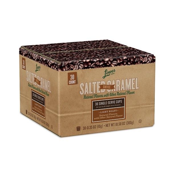 slide 1 of 1, Lowes Foods Coffee Salted Caramel K-Cups - 30 ct, 30 ct