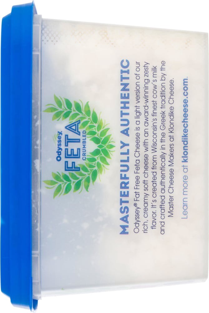slide 3 of 5, Odyssey Fat Free Crumbled Feta Cheese, 6 oz