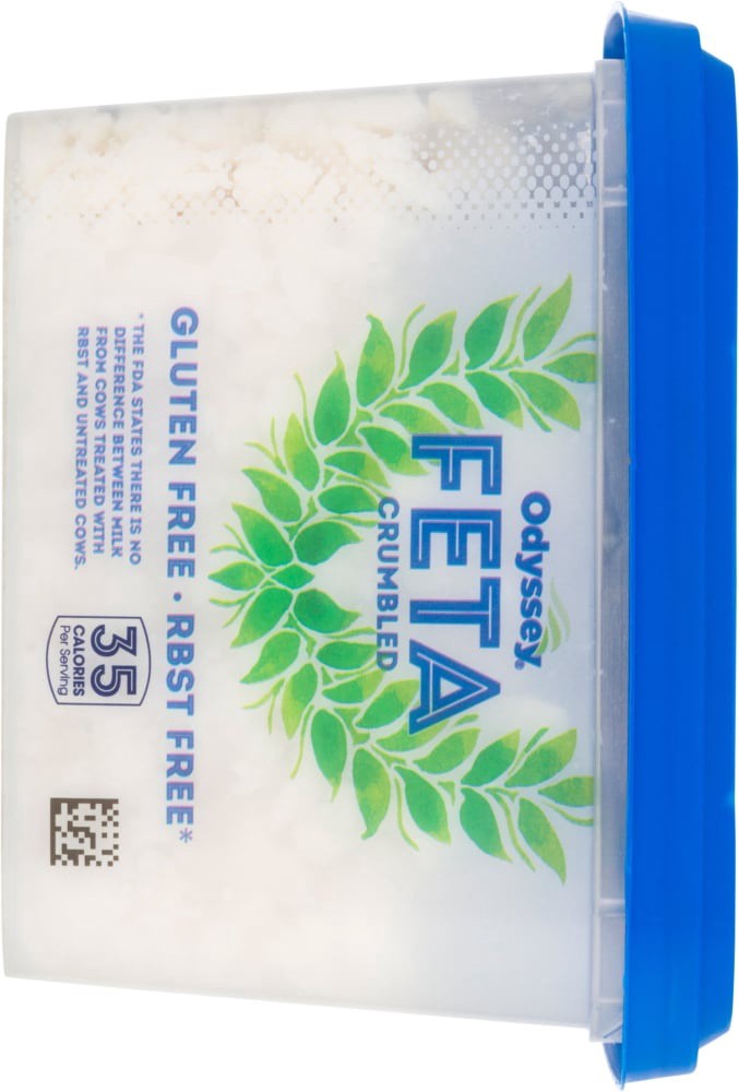 slide 4 of 5, Odyssey Fat Free Crumbled Feta Cheese, 6 oz