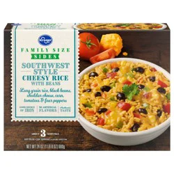Kroger Family Size Southwest Style Cheesy Rice with Beans