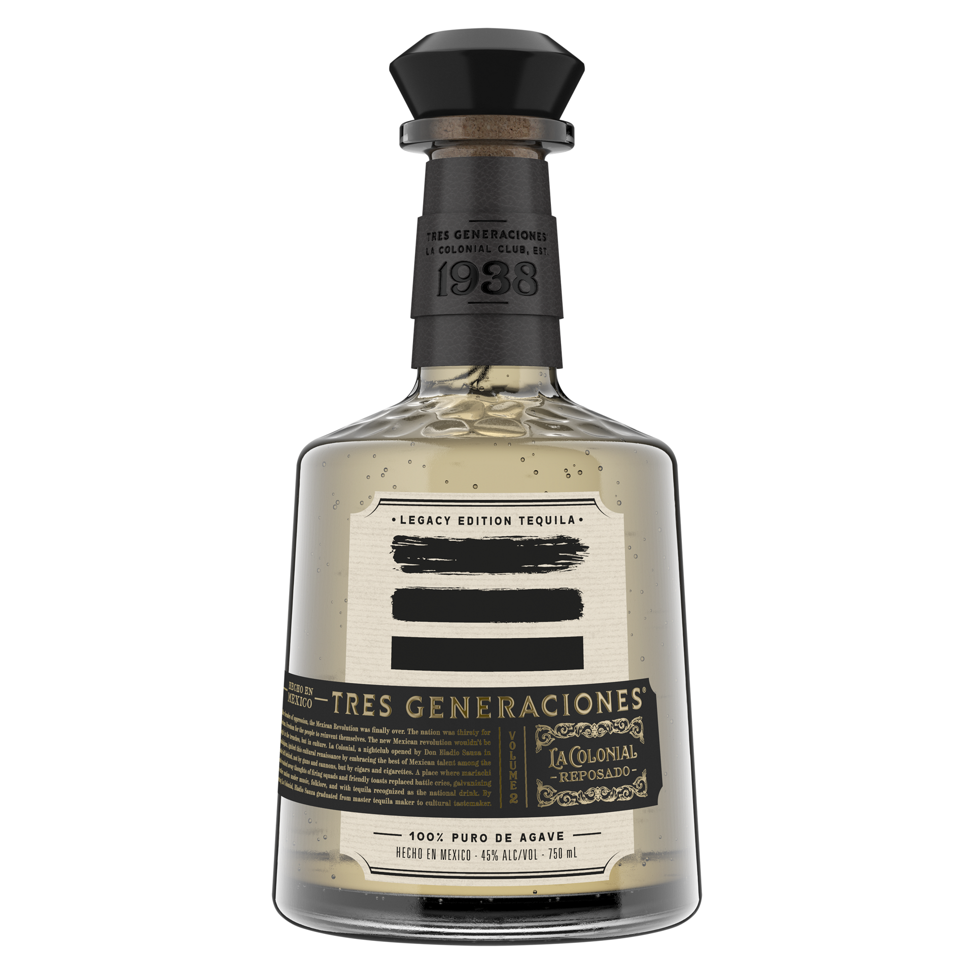 slide 2 of 2, Tres Generaciones La Colonial Reposado Tequila 750 ml, 750 ml