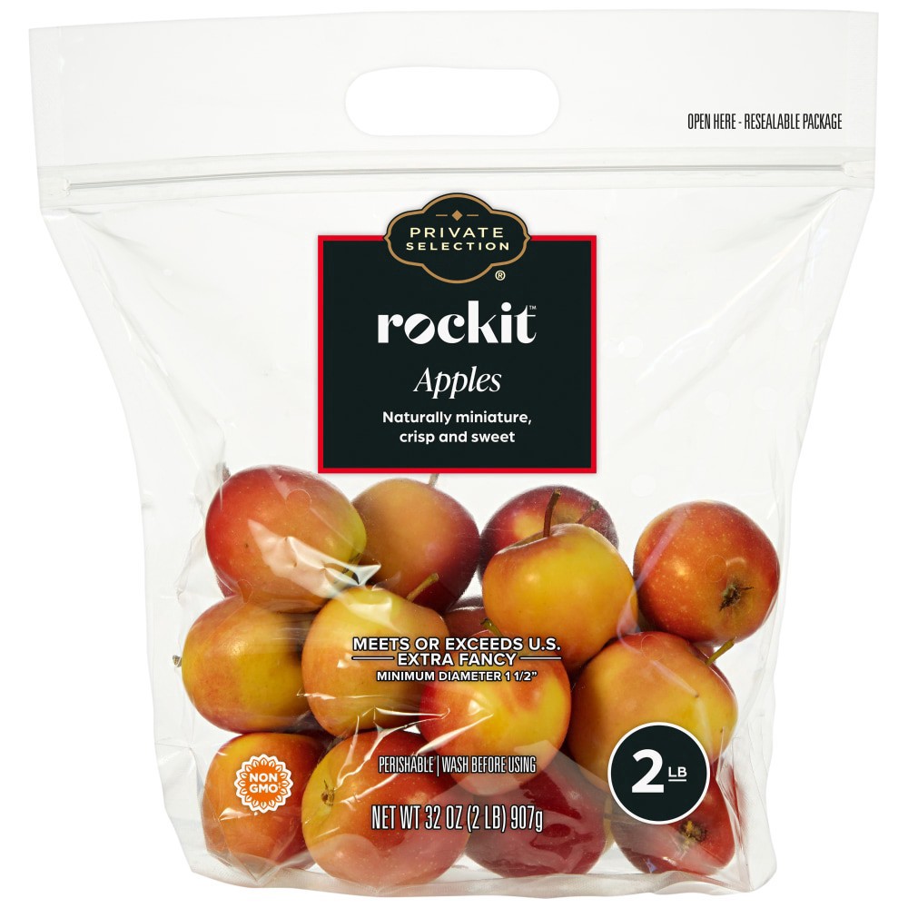 slide 1 of 5, Private Selection® Apples Rockit™ Pouch Bag, 32 oz