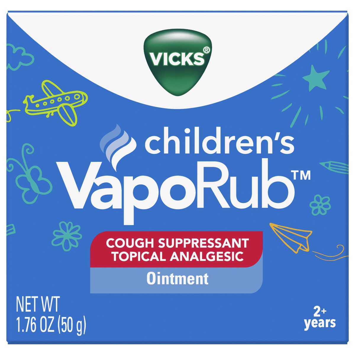 slide 1 of 13, Vicks VapoRub Children's Ointment 1.76 oz, 1.76 oz