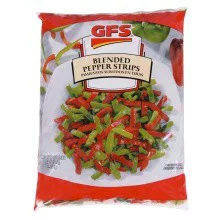 GFS Red & Green Pepper Strips