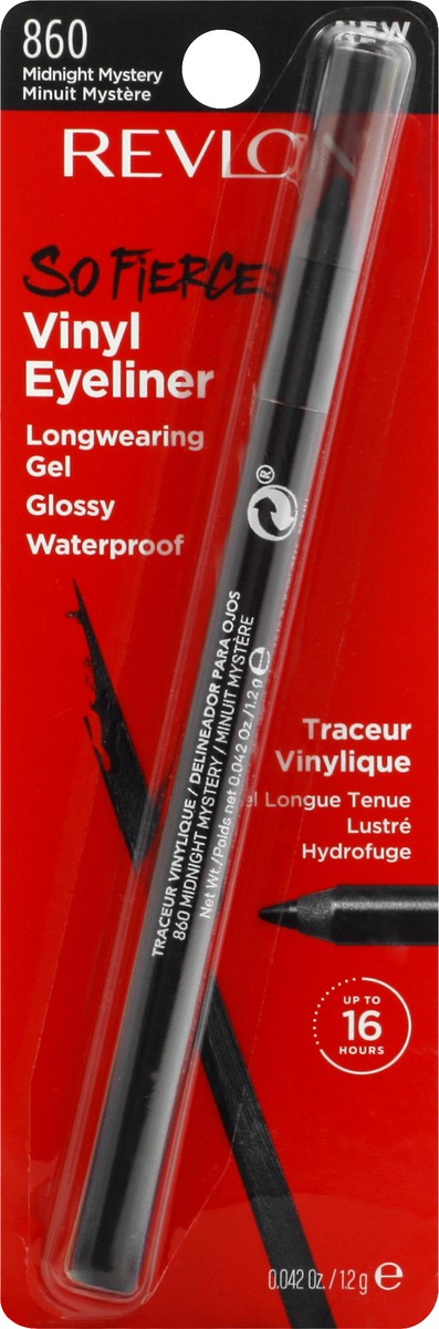 slide 6 of 9, Revlon So Fierce! Midnight Mystery 860 Waterproof Vinyl Eyeliner 0.042 oz, 0.04 oz