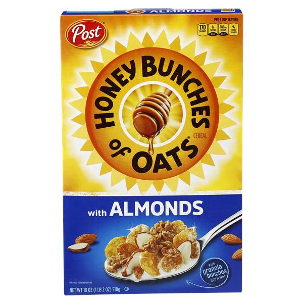 slide 1 of 1, Honey Bunches of Oats Almond, 18 oz