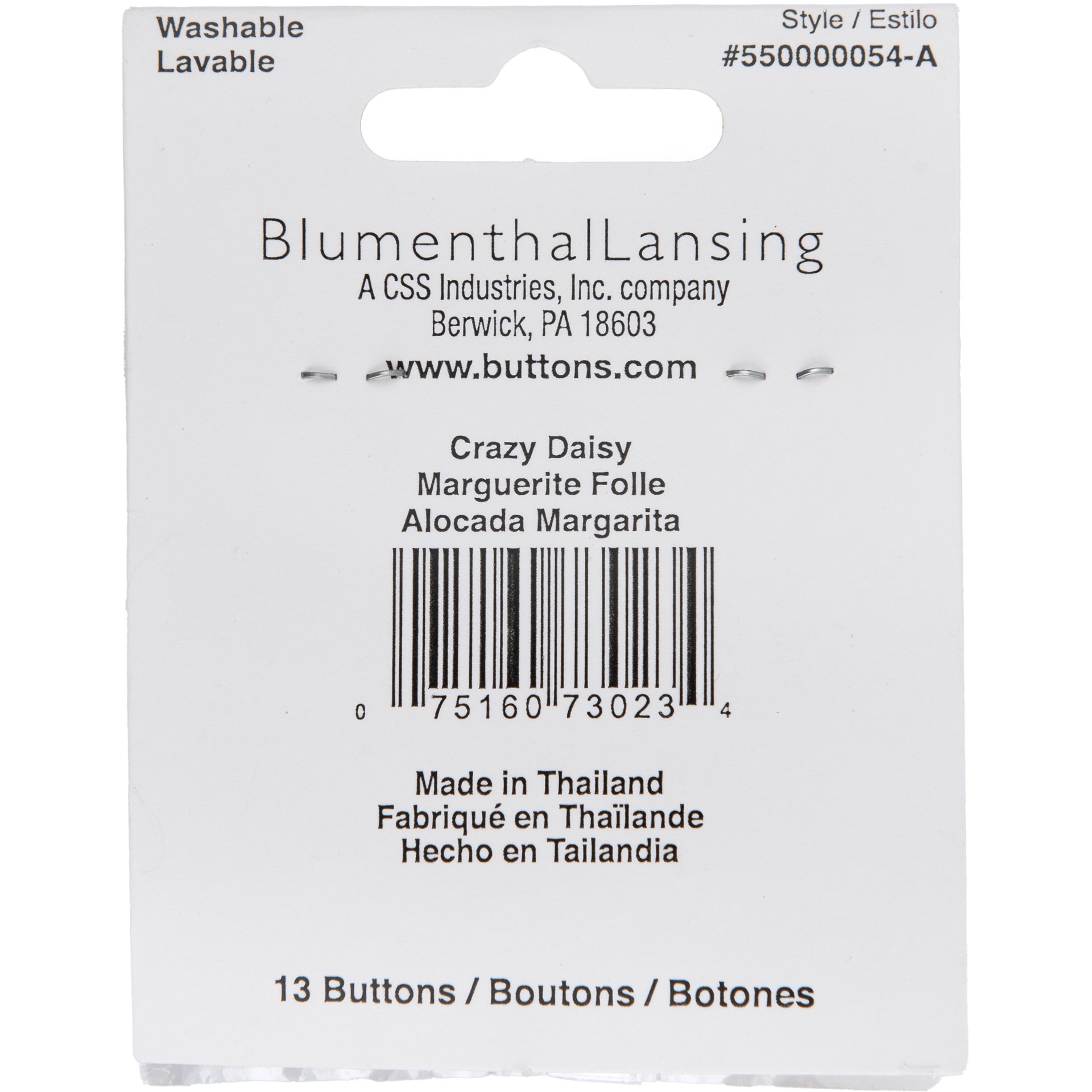 slide 3 of 3, Blumenthal Lansing Flair Originals Crazy Daisy Button Mix, 13 buttons