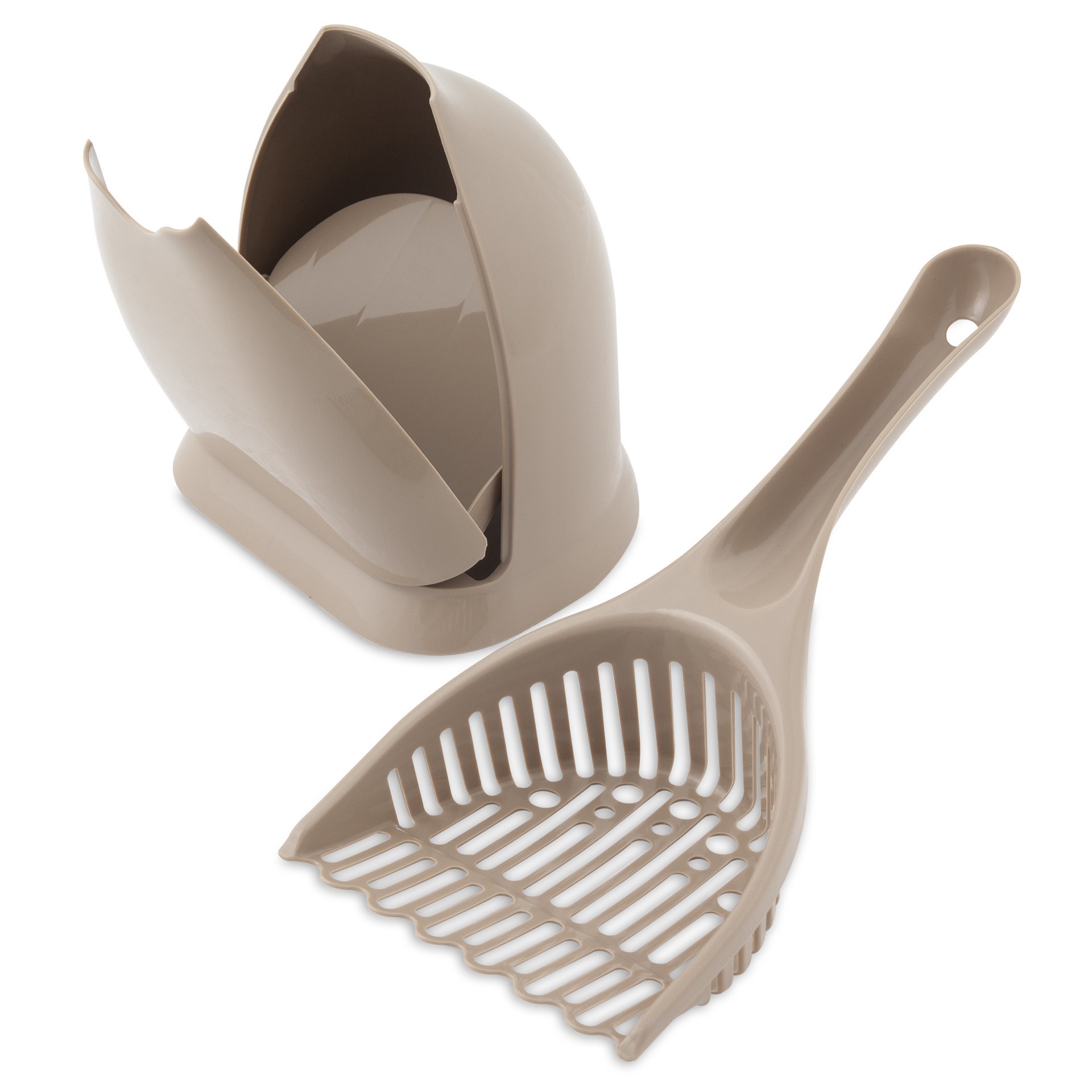 slide 5 of 10, Petmate Scoop & Hide Litter Scoop Storage Solution, 1 ct