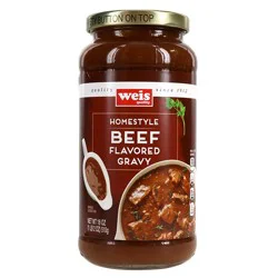 Weis Quality Homestyle Beef Flavored Gravy Jar