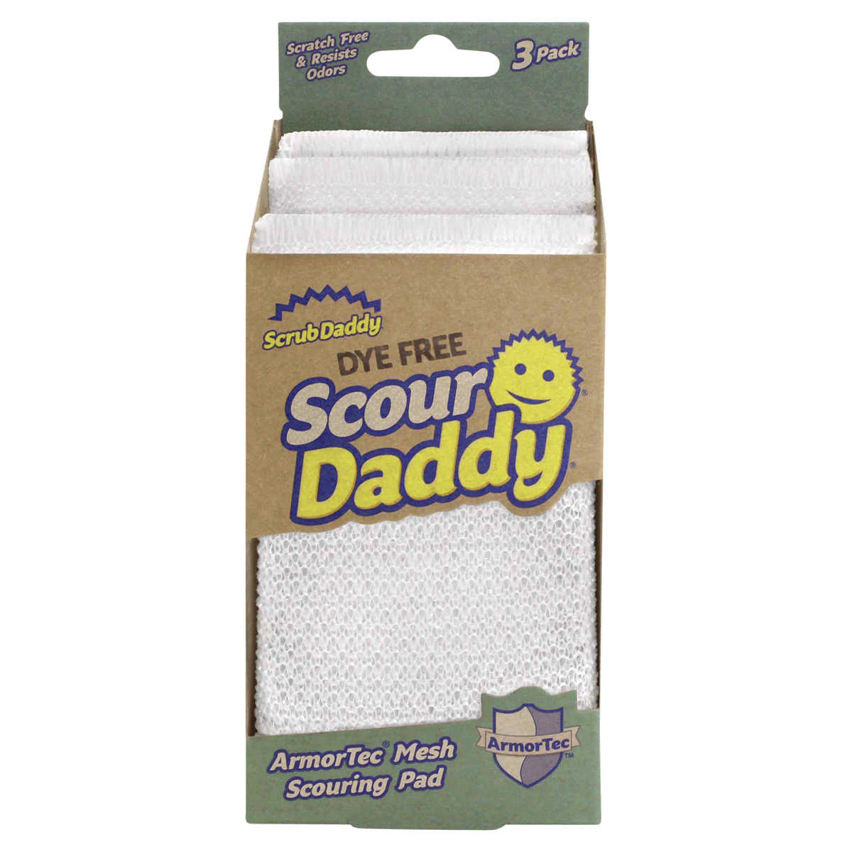 slide 1 of 17, Scrub Daddy Dye Free Scour Daddy, 3 ct