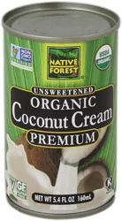 Native Forest Organic Premium Unsweetened Coconut Cream 5.4 fl oz