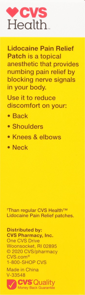 slide 4 of 9, CVS Health Xl Lidocaine Patch, 1 ct