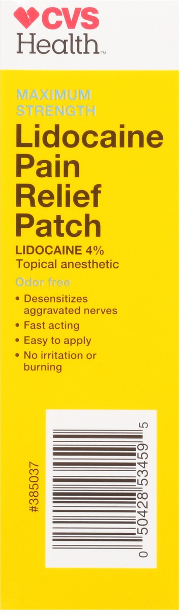 slide 5 of 9, CVS Health Xl Lidocaine Patch, 1 ct