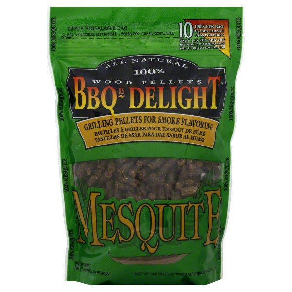 slide 1 of 1, BBQ'rs Delight Grilling Pellets, for Smoke Flavor, Mesquite, 1 lb