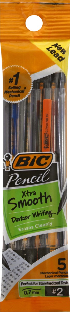 slide 1 of 9, Bic Mechanical Pencil, 5 ct; 0.07 mm