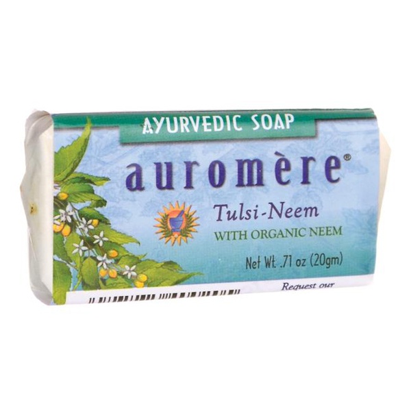 slide 1 of 1, Auromere Soap Tulsi Neem, 2.75 oz