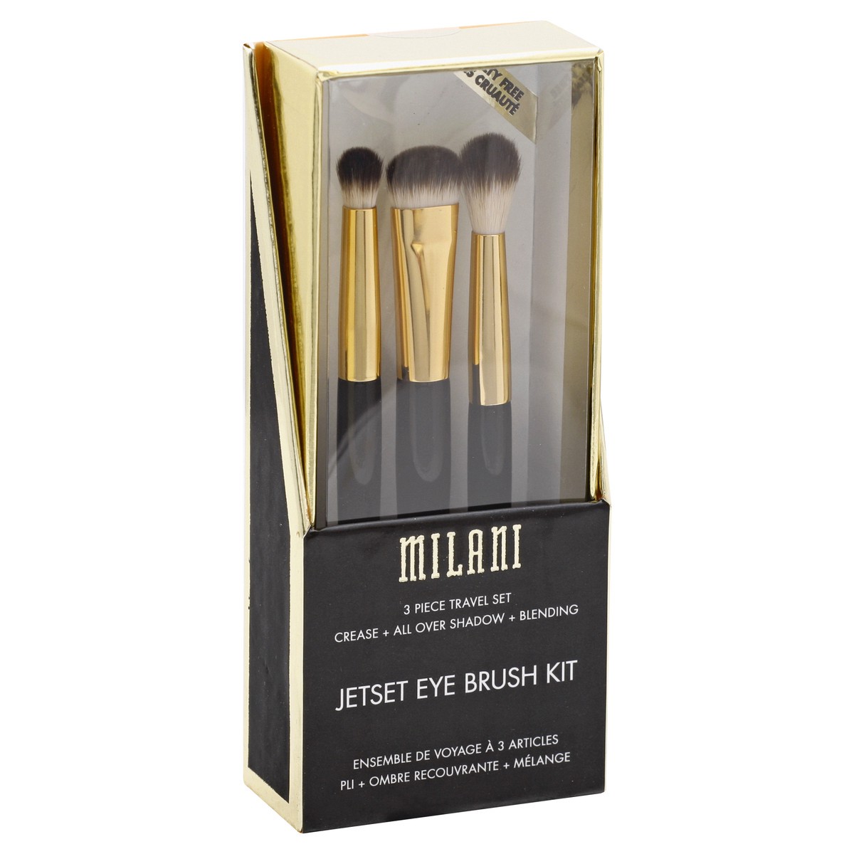 slide 2 of 9, Milani 3 Piece Jetset Eye Brush Kit 1 ea, 3 ct