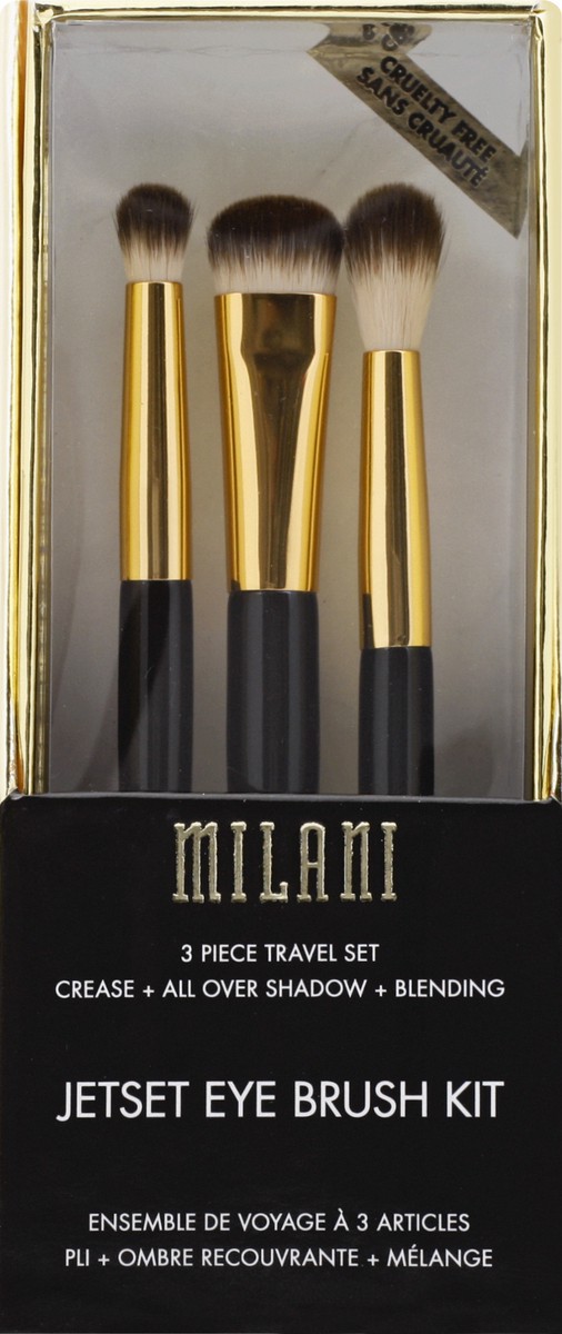 slide 7 of 9, Milani 3 Piece Jetset Eye Brush Kit 1 ea, 3 ct