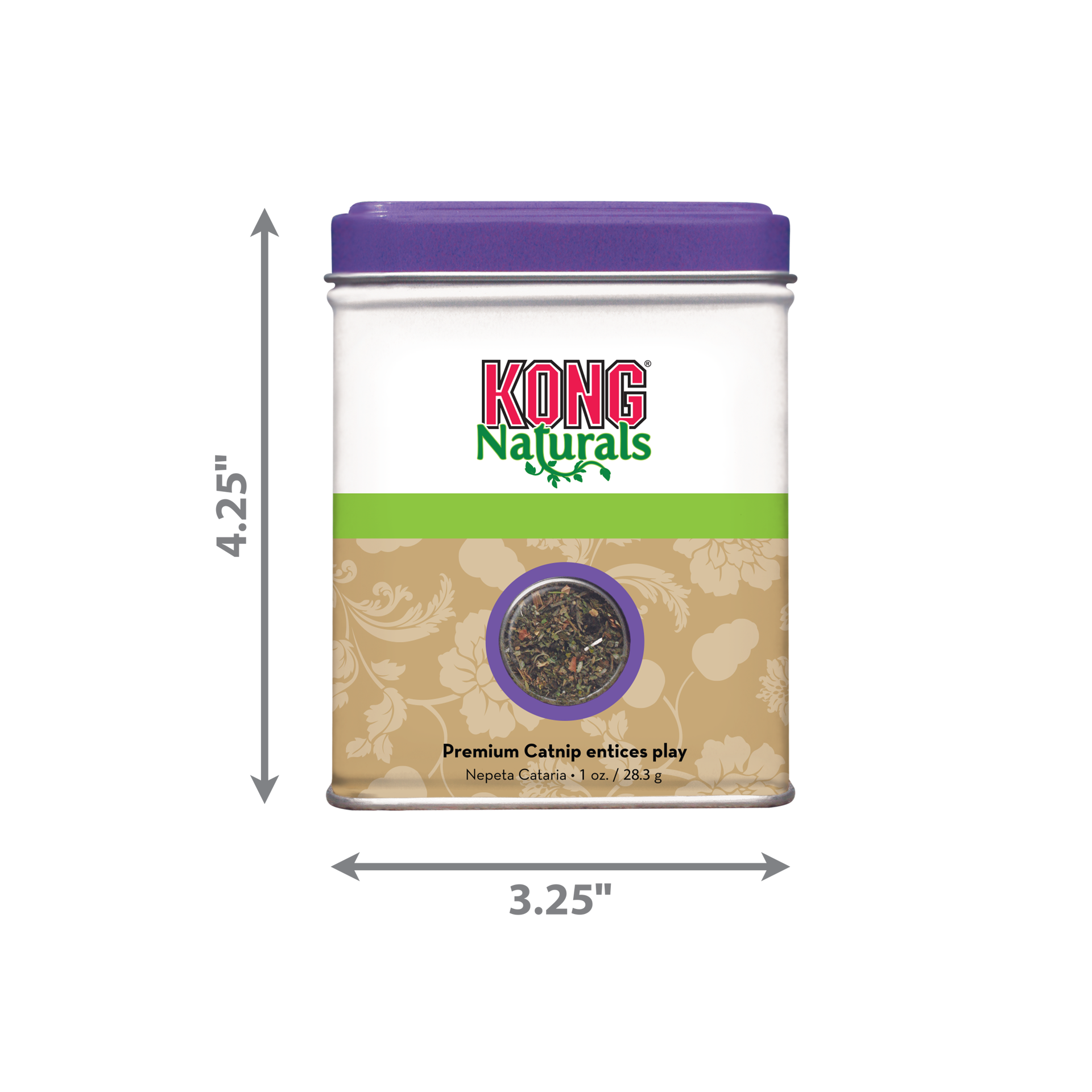slide 3 of 4, KONG Naturals Catnip, 1 ct