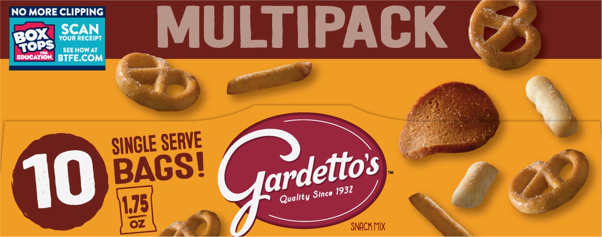 slide 7 of 9, Gardetto's Snack Mix, Original Recipe, Multipack Snack Bags, 1.75 oz, 10 ct, 10 ct
