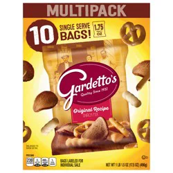 Gardetto's Original Recipe Snack Mix, Single Serve Bags Multipack, 10 Ct, 17.5 oz