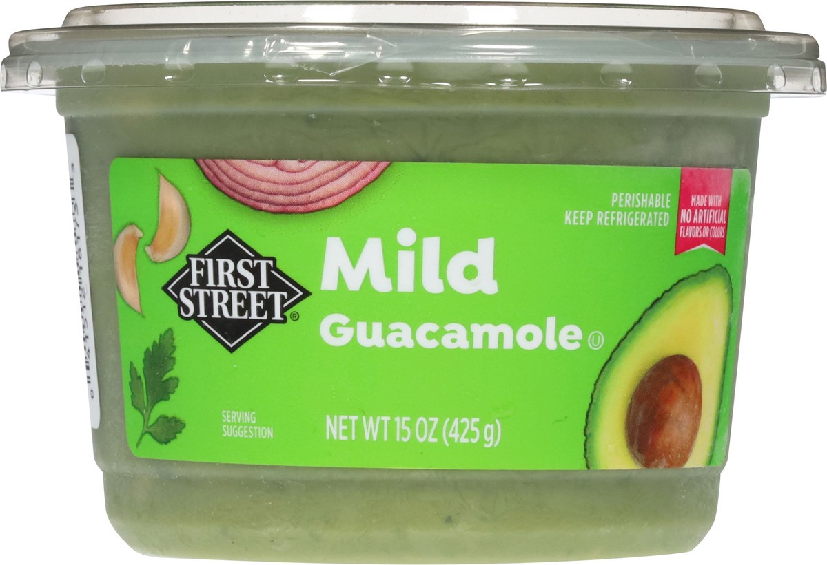slide 9 of 13, First Street Mild Guacamole, 15 oz