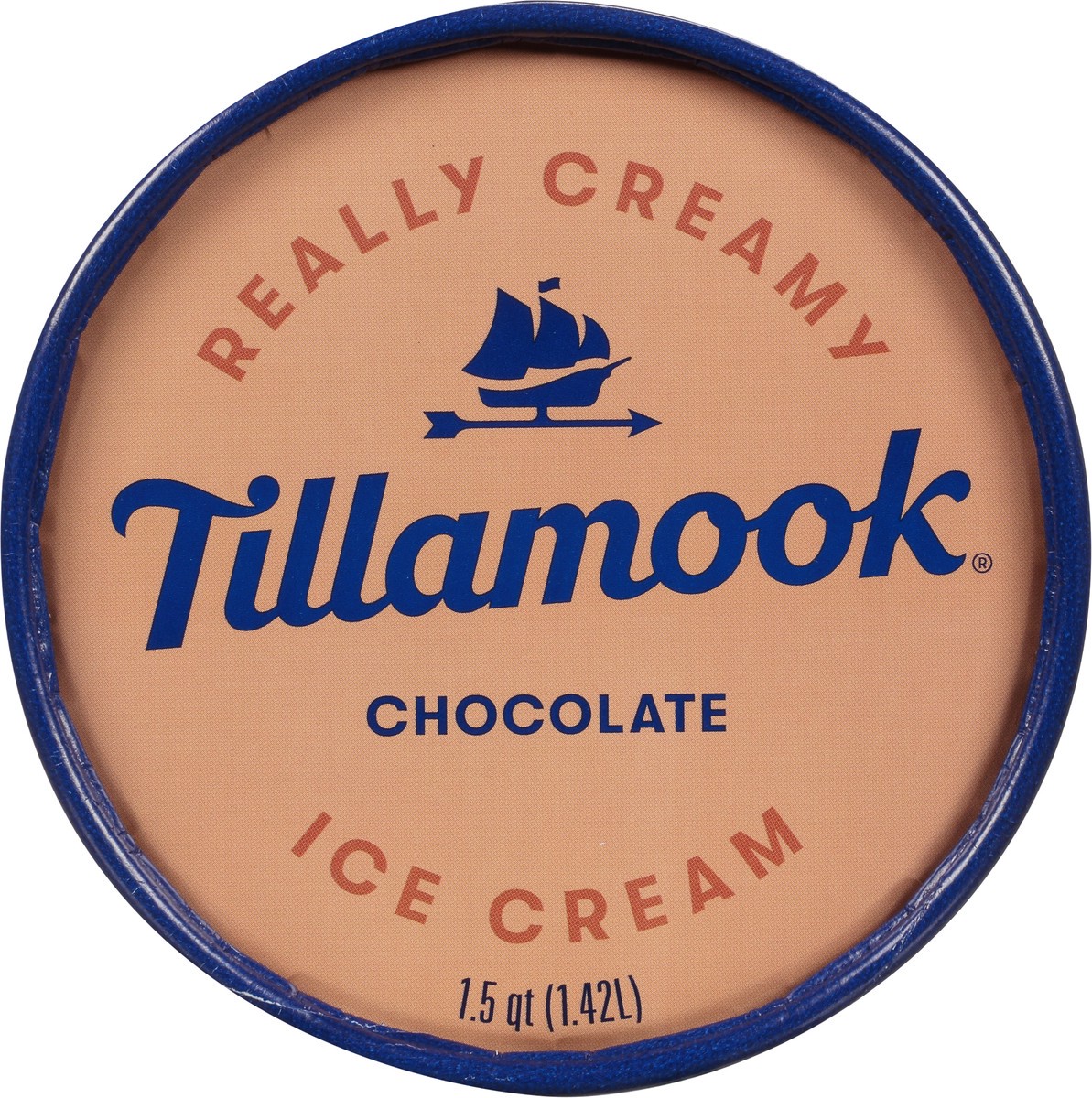 slide 2 of 9, Tillamook Chocolate Ice Cream 1.5 qt, 1.5 qt