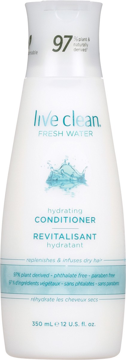 slide 5 of 12, Live Clean Fresh Water Hydrating Conditioner, 12 fl oz