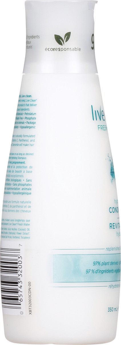 slide 6 of 12, Live Clean Fresh Water Hydrating Conditioner, 12 fl oz