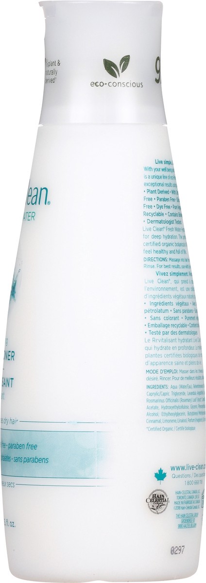 slide 7 of 12, Live Clean Fresh Water Hydrating Conditioner, 12 fl oz