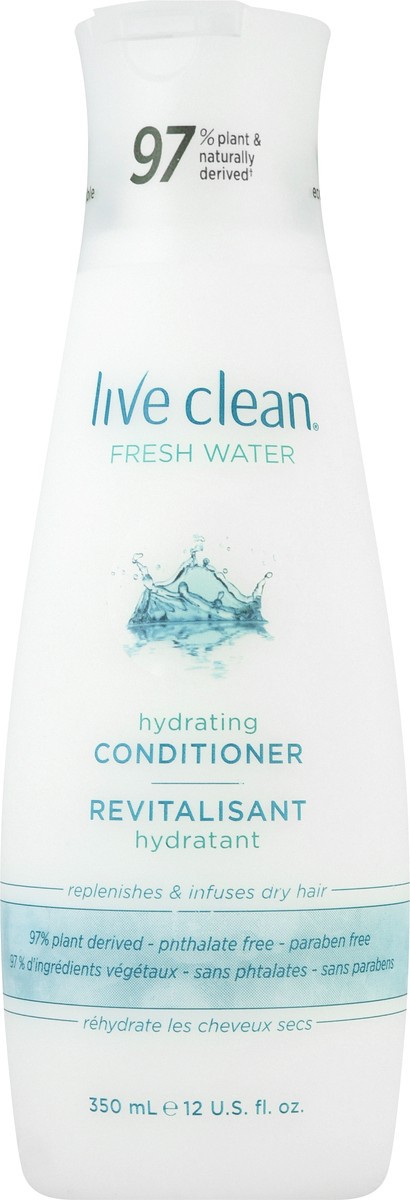 slide 8 of 12, Live Clean Fresh Water Hydrating Conditioner, 12 fl oz