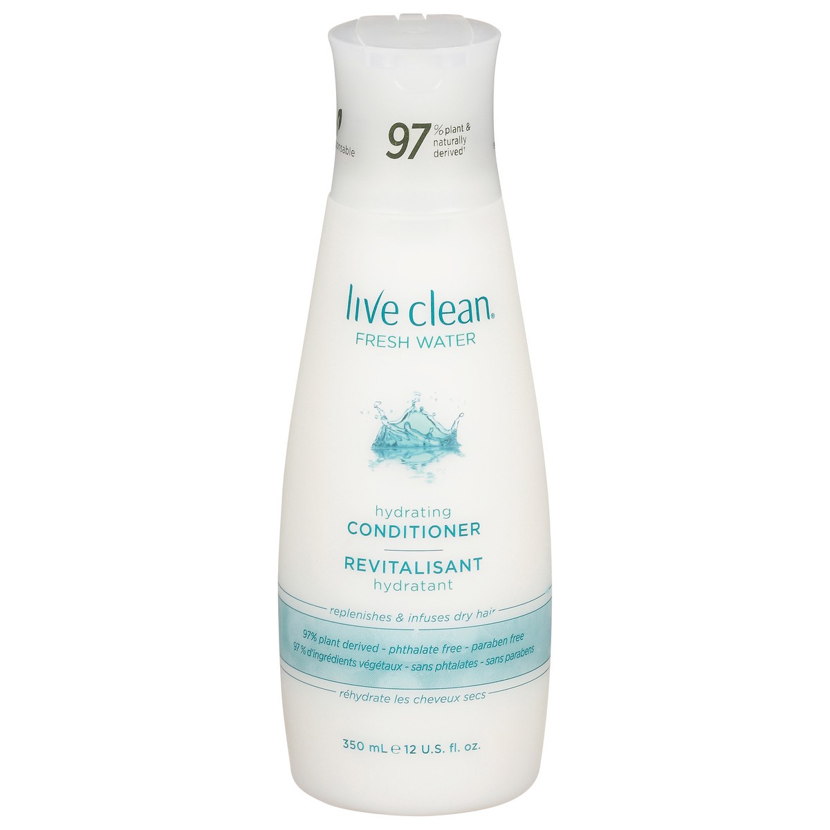 slide 1 of 12, Live Clean Fresh Water Hydrating Conditioner, 12 fl oz