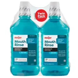 Meijer Mouthwash Antiseptic Twin Pack
