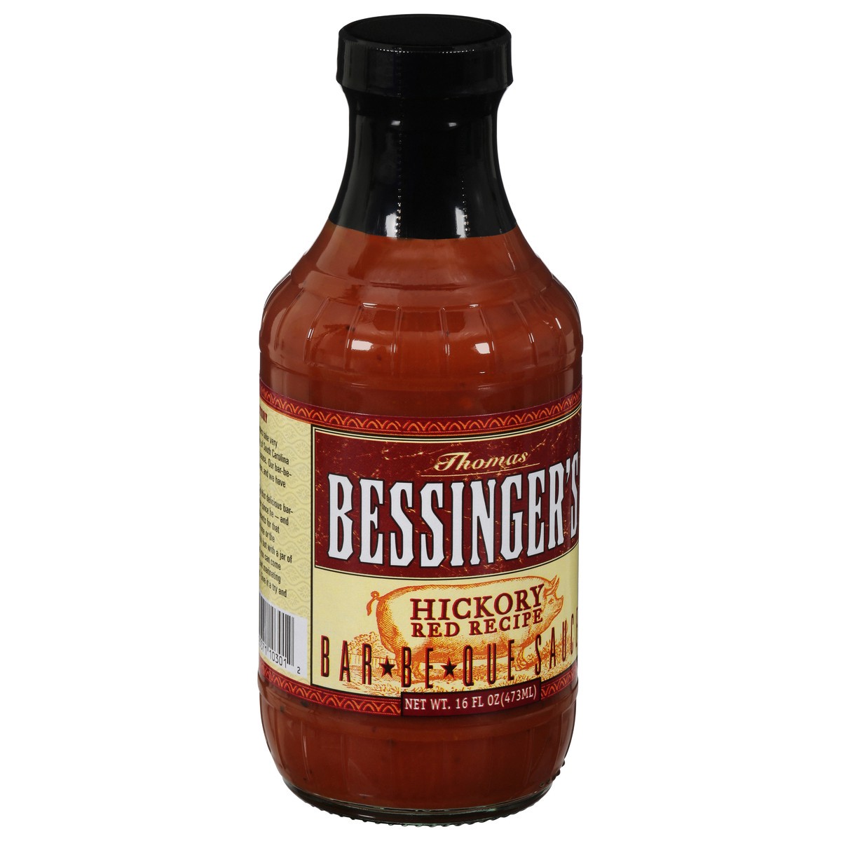 slide 5 of 9, Thomas Bessinger's Hickory Red Recipe Barbeque Sauce 16 fl oz, 16 fl oz