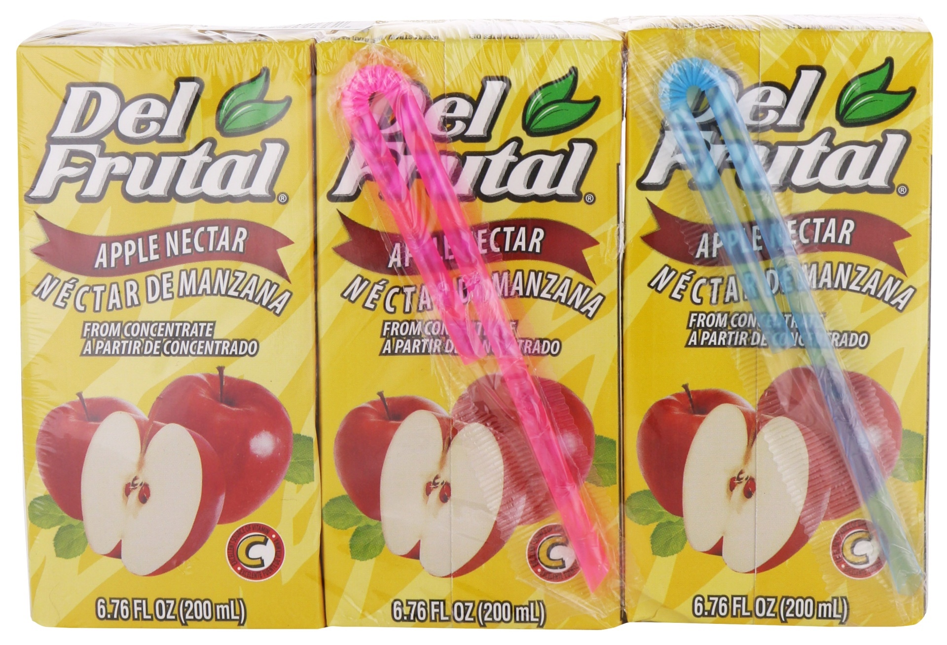 slide 1 of 1, Del Frutal Apple Nectar, 