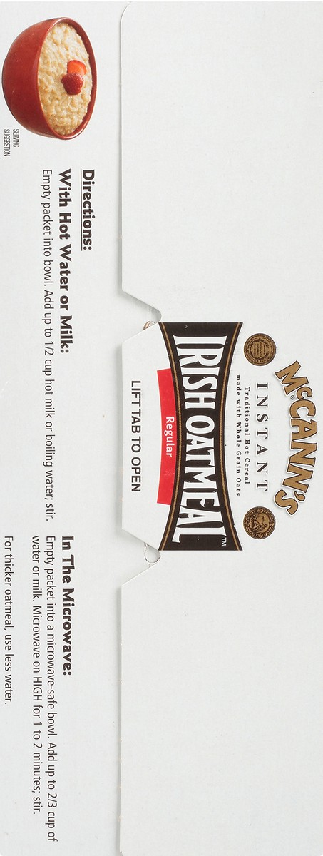 slide 4 of 9, McCann's Instant Irish Original Oatmeal 12 - 0.99 oz Packets, 12 ct