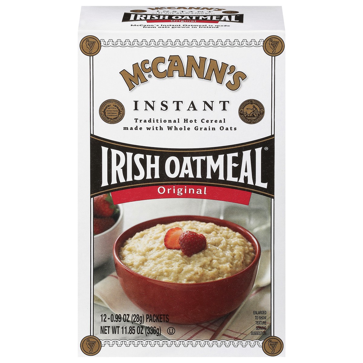 slide 1 of 9, McCann's Instant Irish Original Oatmeal 12 - 0.99 oz Packets, 12 ct