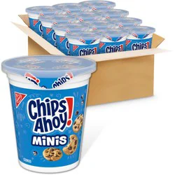 CHIPS AHOY! Minis Original Fudgy Chocolate Chip Cookies, 12 - 3.5 oz Cups