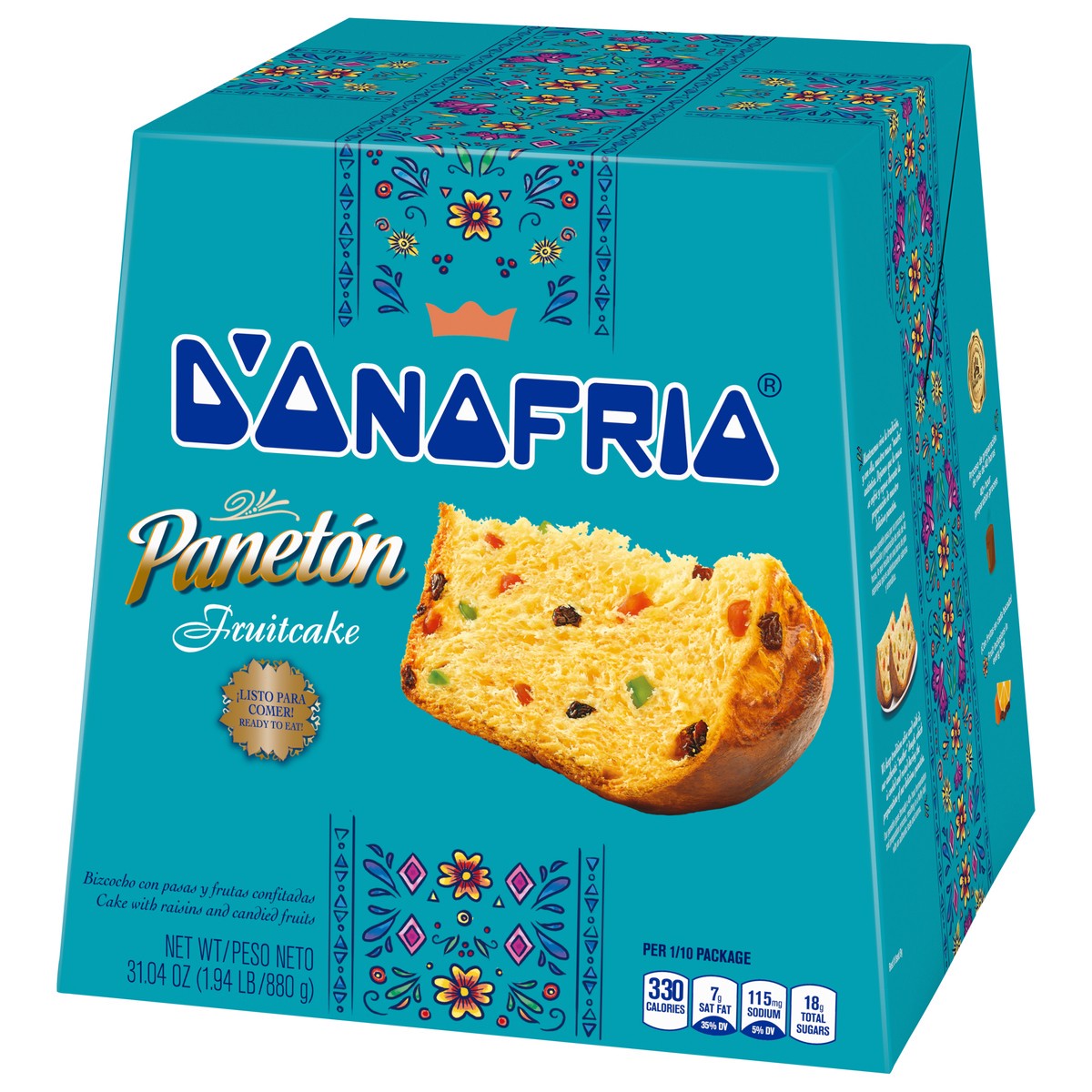 slide 3 of 14, D'Onofrio Paneton Fruitcake - 31.04 oz, 31.04 oz