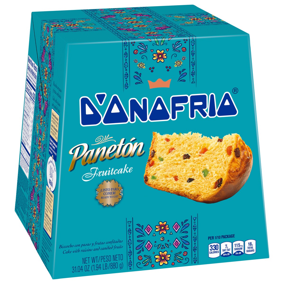 slide 6 of 14, D'Onofrio Paneton Fruitcake - 31.04 oz, 31.04 oz