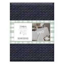 Lintex Chloe Waffle Tablecloth - Blue
