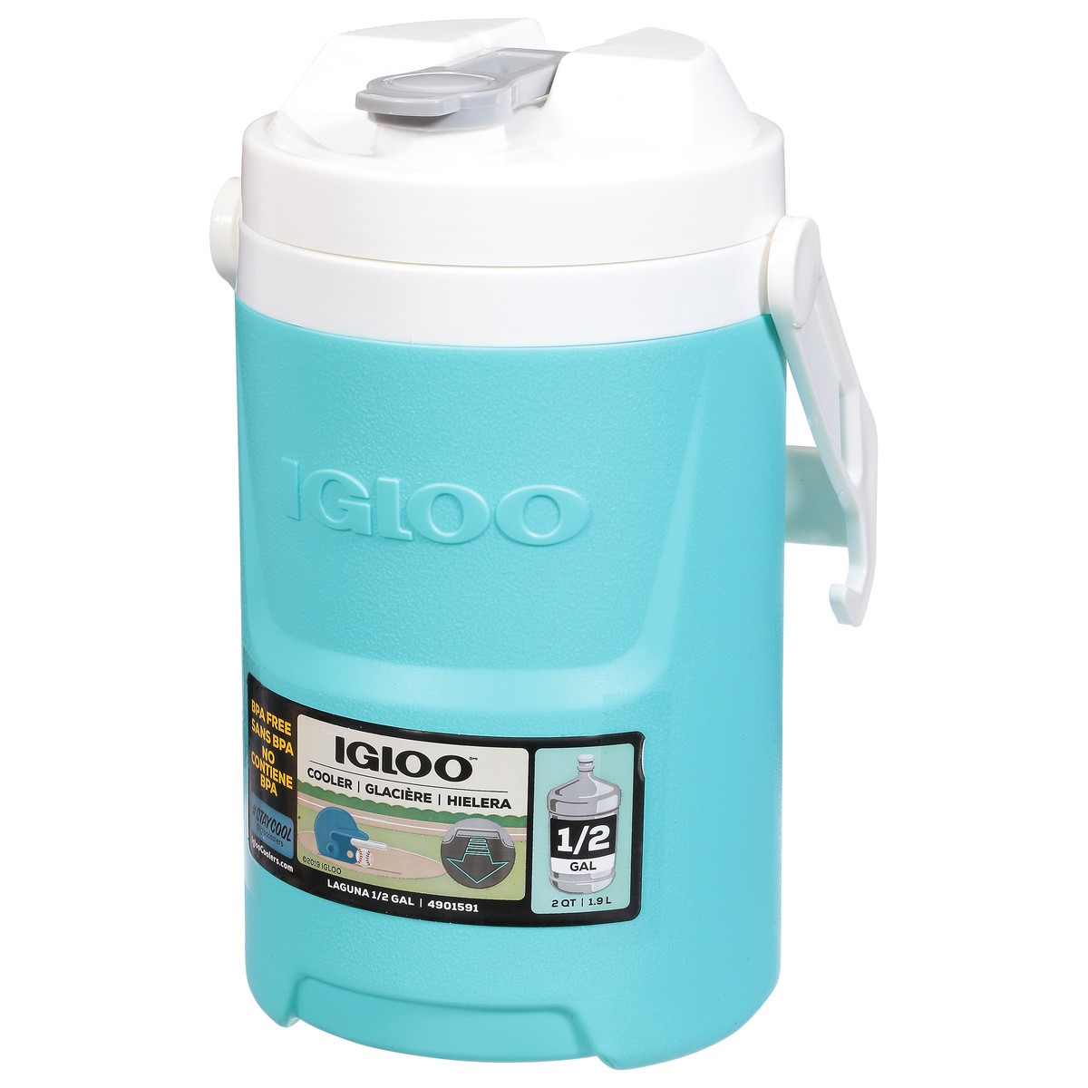 slide 3 of 9, Igloo 1/2 Gallon Aquamarine Laguna Cooler 1 ea, 1 ct