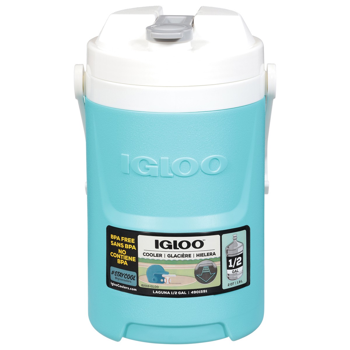 slide 1 of 9, Igloo Aquamarine 1/2 Gallon Cooler 1 ea, 1 ct