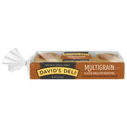David's Deli English Muffins, Sliced, Multigrain