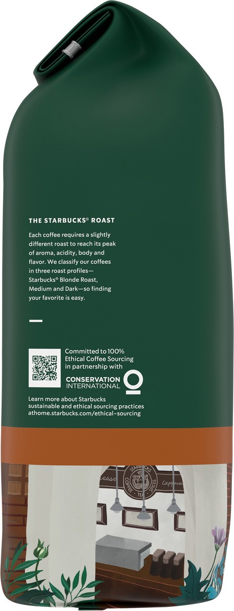 slide 9 of 9, Starbucks Ground Coffee, Medium Roast Coffee, Pike Place Roast, 100% Arabica, 1 Bag (28 Oz), 1.75 lb