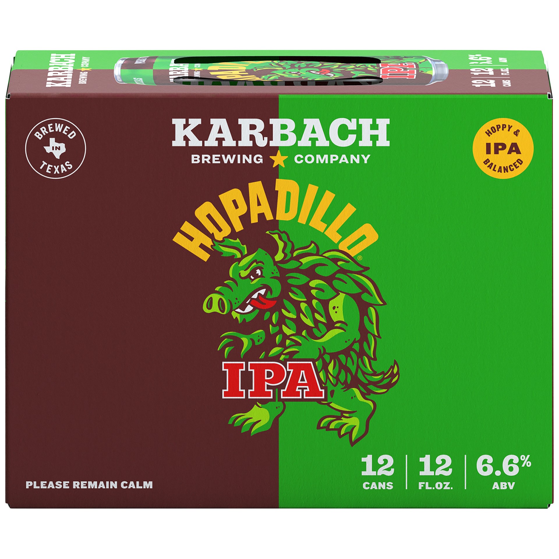 slide 2 of 5, Karbach Brewing Company Hopadillo IPA, 12 Pack 12 FL OZ Cans, 12 ct