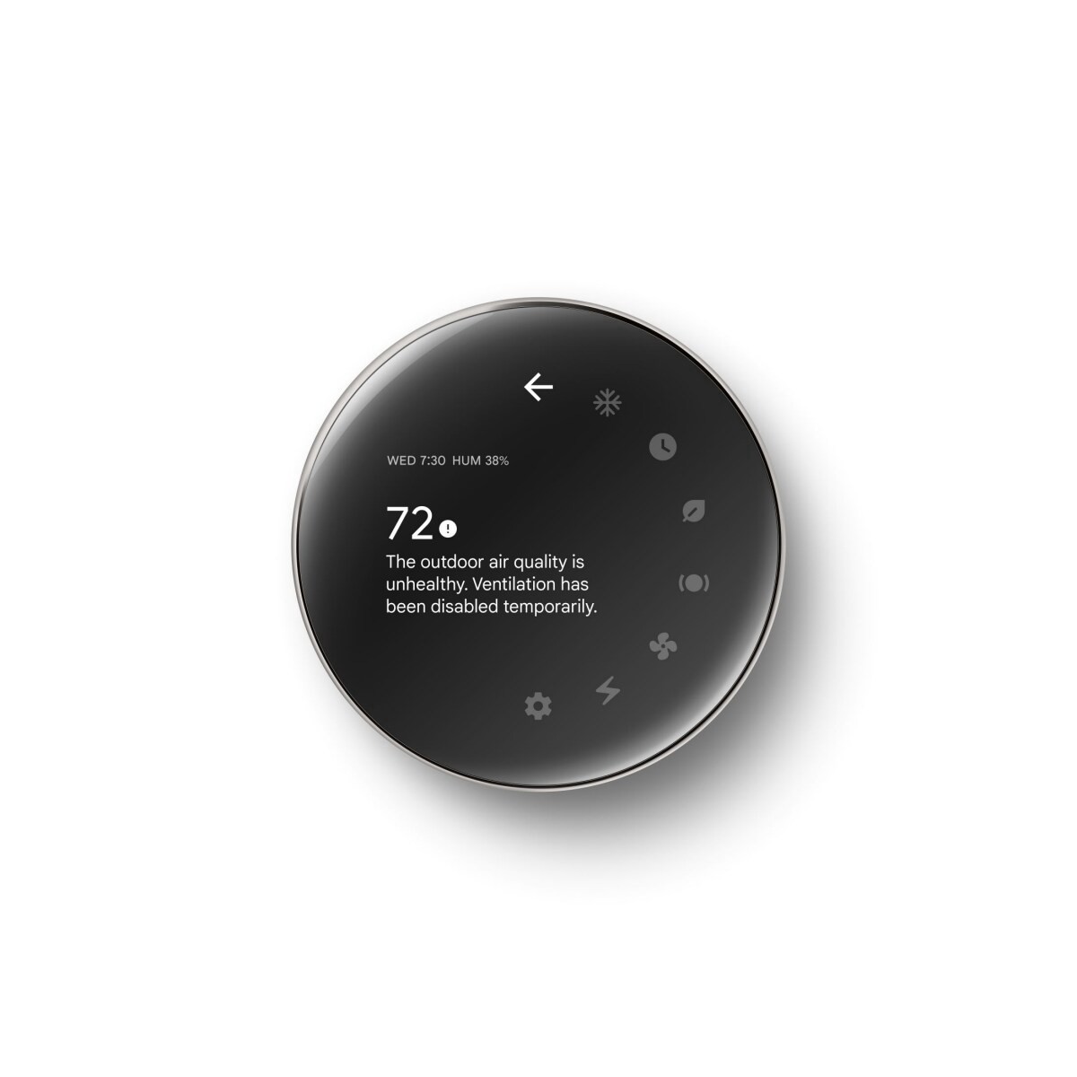 slide 5 of 9, Google Nest Learning Thermostat (4th Gen) with Nest Temperature Sensor (2nd Gen) - Silver, 1 ct